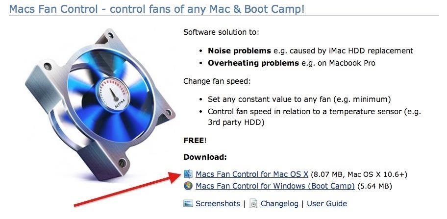 macs fan control serial